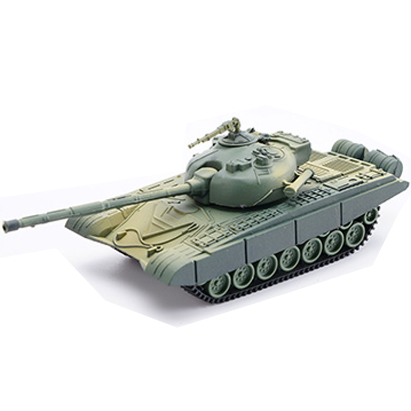 T72主战坦克4D拼装军事坦克模型