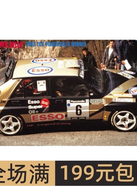 长谷川1/24拼装车模 Esso Super Delta 93 ECR Piancavallo 20402