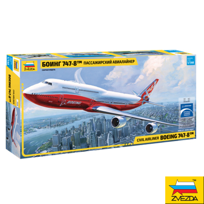 红星/ZVEZDA 1/144  Boeing 747-8 客机 7010