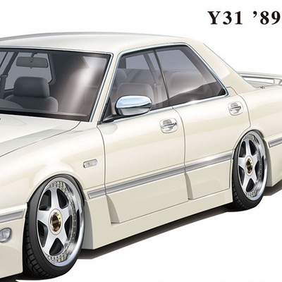 青岛社 1/24 拼装车模  Insurance Y31 Cima `89  06789