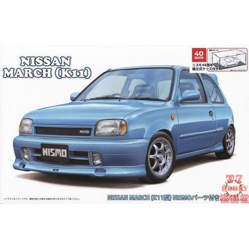 富士美 1/24拼装车模NISSAN MARCH K11 NISMO 40周年纪念版 04817