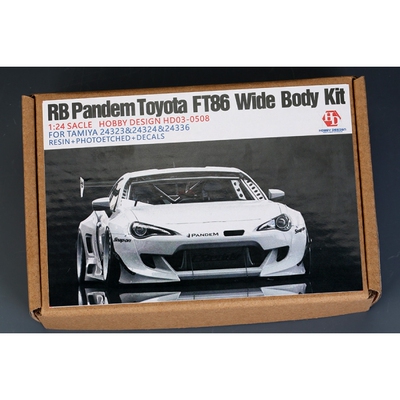 HobbyDesign模型改造件1/24 Rocket Bunny 宽体FT86 V3 HD03-0508