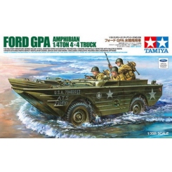 田宫拼装战车模型 1/35 美军 GPA 水陆两用车 35336
