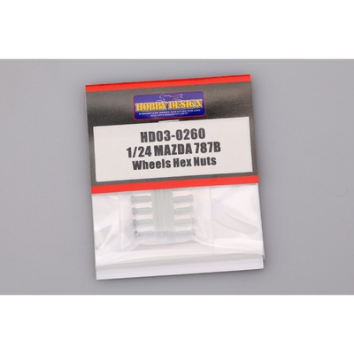 HobbyDesign 改造件 1/24 MAZDA 787B 轮圈六角螺帽 HD03-0260