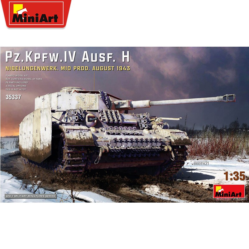 Miniart 1/35四号坦克J型 中期型 带内构造1943.8 35337