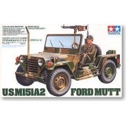 田宫拼装战车模型 1/35 美国M151A2吉普车汽车 35123