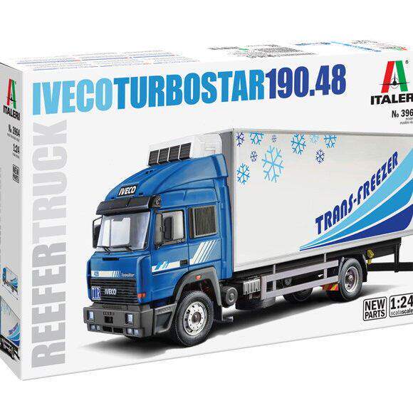 Italeri 1/24 拼装车模 Iveco TURBOSTAR 190.48 冷藏车 3964