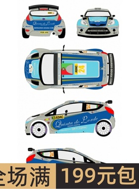 特价Racing Decal 43 水贴1/24  Fiesta S2000 #24 2011 RD24/007