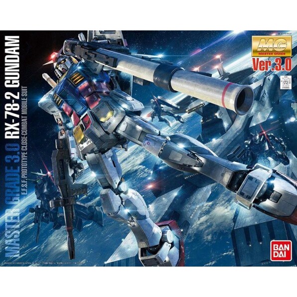 特价 万代 MG 1/100 RX-78-2 高达 Ver.3.0 元祖 头号玩家 拼装