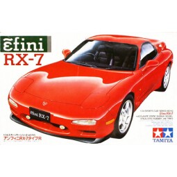 田宫拼装汽车模型 1/24 马自达Efini RX-7跑车赛车轿车24110