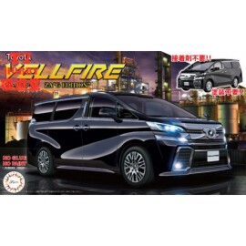 富士美 1/24 拼装车模 Vellfire ZA G  黑色 免胶免色 06609