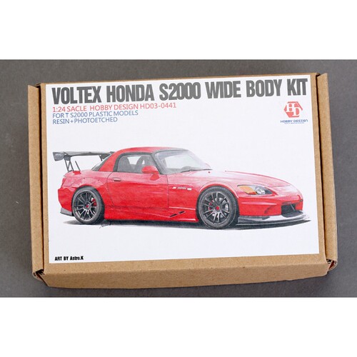 HobbyDesign 1/24 Voltex  Honda S2000 宽体改套 配田 HD03-0441