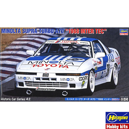 长谷川1/24 SUPRA TURBO A70 1998 INTEC TEC赛车 21142