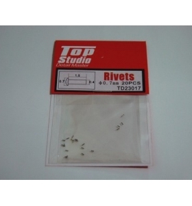 TopStudio民用改造系列－0.7mm螺丝铆钉 TD23017 （20颗）