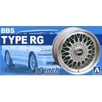 青岛社 1/24 BBS RG 17寸 轮圈连轮胎模型 05240