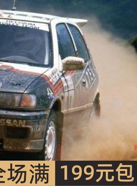 长谷川 1/24 拼装车模 Nissan Pulsar GTI-R RNN14 `92 WRC 20676