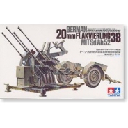 田宫拼装战车模型 1/35 FLAK38型20MM四联高炮35091