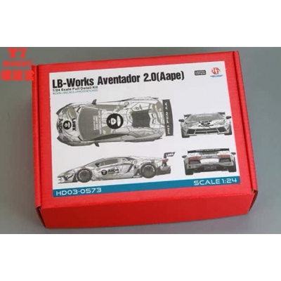 HobbyDesign1/24树脂车模LB-Works Aventador 2.0 Aape HD03-0573