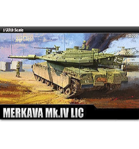 爱德美拼装战车模型 1/35 以色列 梅卡瓦IV LIC 坦克 13227