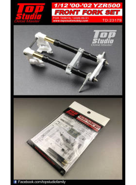 TopStudio 模型改件1/12 00-02 YZR-500 金属前叉 TD23179