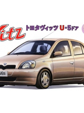 富士美 1/24 拼装车模 Toyota Vitz U 5 Doors 04738