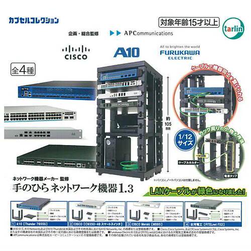 扭蛋玩具TARLIN 掌上网络设备 VER1.3 4款可选