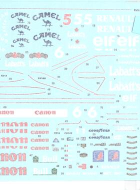 MSM 模型水贴 1/24 Williams FW14/ FW14B 配长 MSMD268
