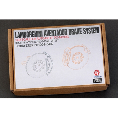 HobbyDesign 1/18 Lamborghini Aventador 刹车系统 HD03-0402