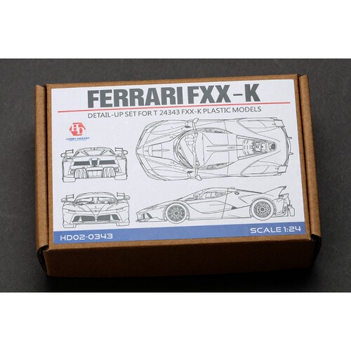 HobbyDesign 蚀刻片/树脂件 1/24 Ferrari FXXK 配田 HD02-0343