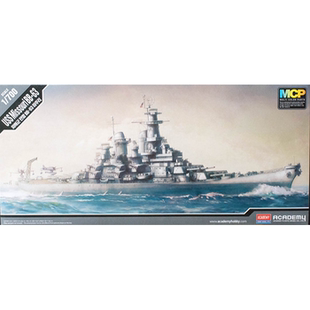 爱德美拼装模型 1/700 衣阿华级BB-63密苏里战列舰 免胶水 14222