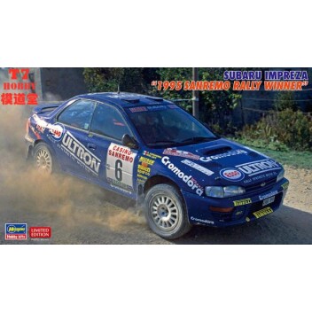 长谷川 1/24拼装车模 Subaru Impreza `1995 Sanremo Rally 20574