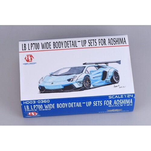 HobbyDesign改造件 1/24 林宝坚尼LP700 宽体 配青 HD03-0360
