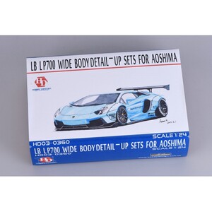 HobbyDesign改造件 1/24 林宝坚尼LP700 宽体 配青 HD03-0360