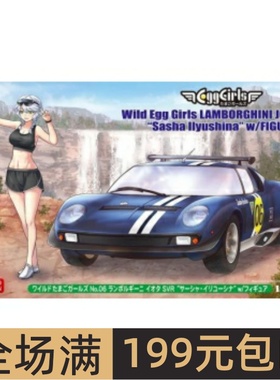 长谷川1/24拼装车模林宝坚尼Jota SVR带人偶 52356 SP556