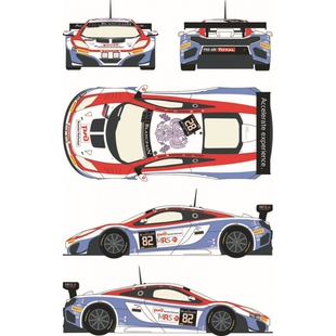 Racing Decal 43 水贴 1/24 MP4-12c GT3 24h Spa 2014 RDE24013