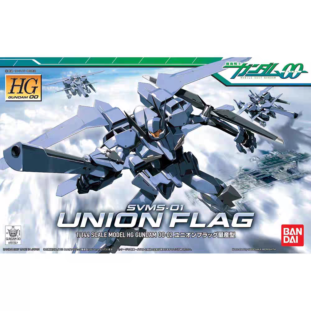 特价 万代拼装 HG 02 1/144 SVMS-01 国联旗帜 UNION FLAG 高达00
