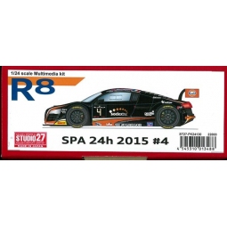 STUDIO 27 树脂金属拼装车模 1/24 Audi R8 SPA 24h 2015 FK24130