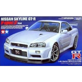 现货田宫拼装汽车模型 1/24 日产尼桑SKYLINE GT-R R34跑车24258