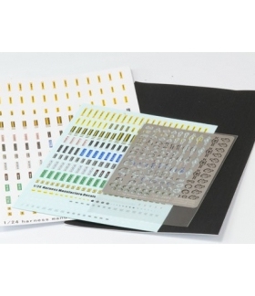 T2M 蚀刻 改造 1/24 赛车 安全带 套装 高级版B 黑色 5004B