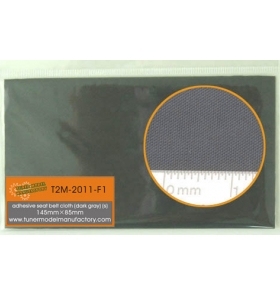 T2M改造件-深灰色细布纹安全带材料（带背胶）2011F1