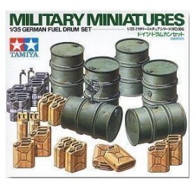 田宫拼装战车模型 1/35 情景组件燃料桶 35186
