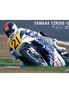 长谷川 1/12 摩托模型 Yamaha YZR500 (OWA8) TECH 21 1989 21708