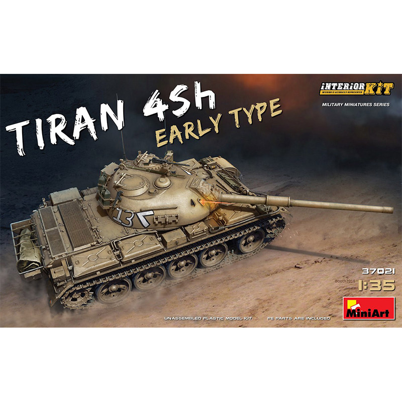 Miniart 1/35 以色列 蒂朗4Sh坦克 早期型 带内构 37021