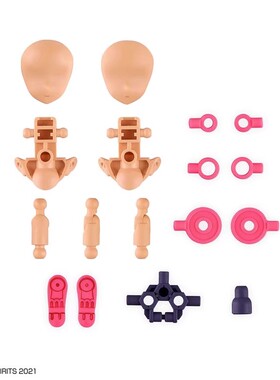 特价万代30mm OP-08 配件套组8 侦察兵装束配色C 黑皮机娘 65432