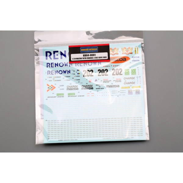 HobbyDesign水贴1/24Mazda78