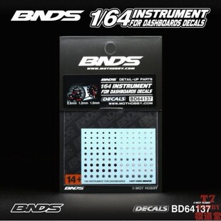 BNDS 1/64 模型水贴 汽车仪表盘水贴纸 BD64137