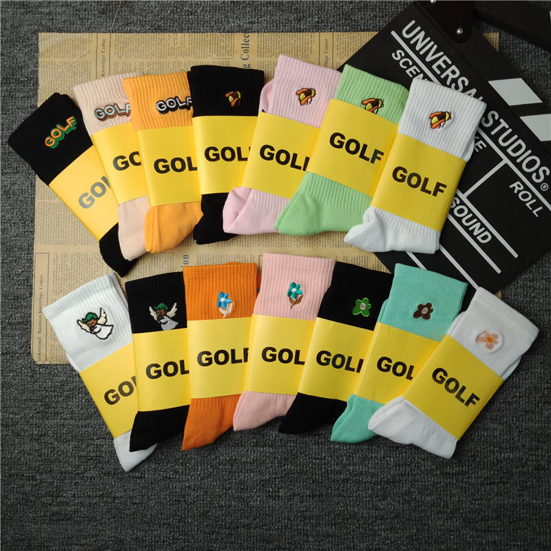 券后15.90元女潮网红款ins运动风男golf中筒袜