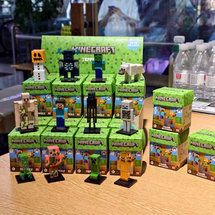 世界人物模型玩具盲盒套装 我 世界Minecraft美泰正品 现货我