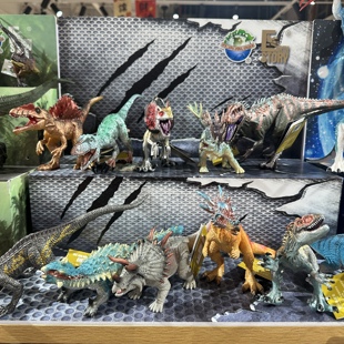 正版仿真侏罗纪恐龙玩具重金属暴虐龙霸王龙迅猛龙模型手办摆件