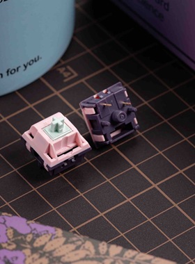 蝴蝶忍轴 闷轴 客制化机械键盘轴体开关 Shinobu Kocho switch